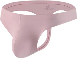 wodceeke Men's Panties Underwear Sexy Thongs Ice Silk Briefs Low Rise Breathable Underpants Sissy Lingerie