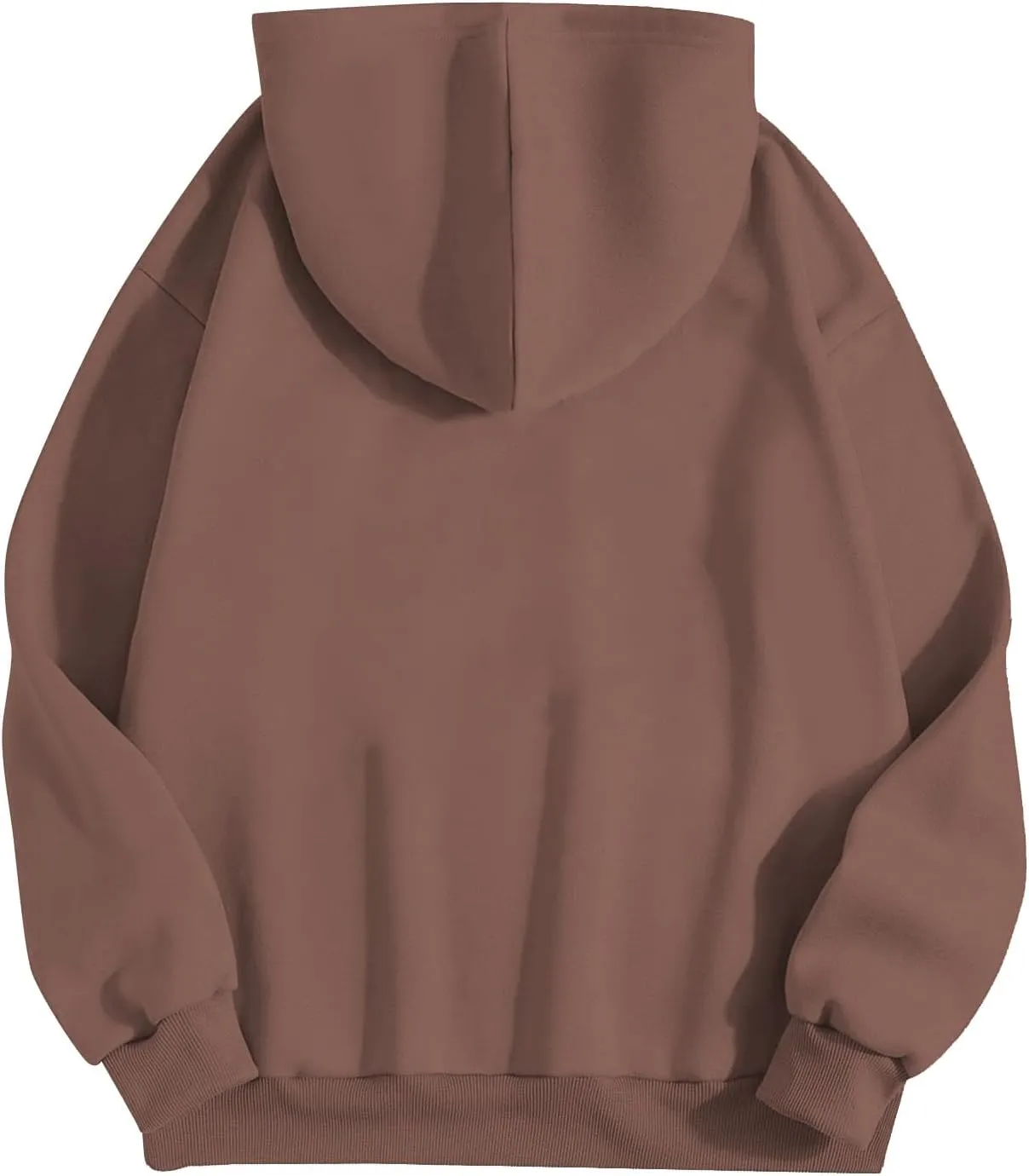 Women's Blank Hoodies Zip Up Long Sleeve Hooded Sweatshirts Oversized Loose Casual Jackets with Pockets Fall Outfits