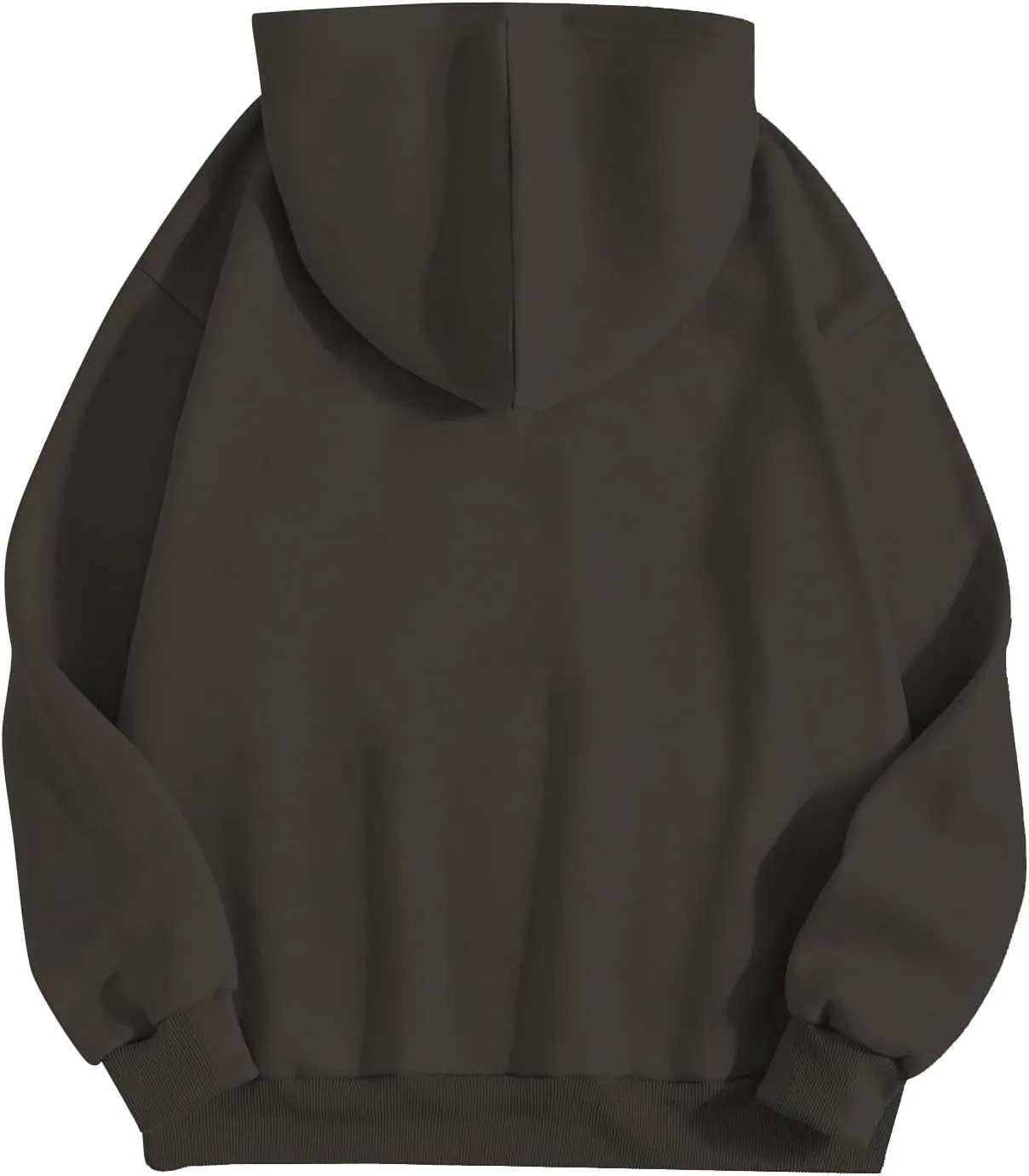 Women's Blank Hoodies Zip Up Long Sleeve Hooded Sweatshirts Oversized Loose Casual Jackets with Pockets Fall Outfits