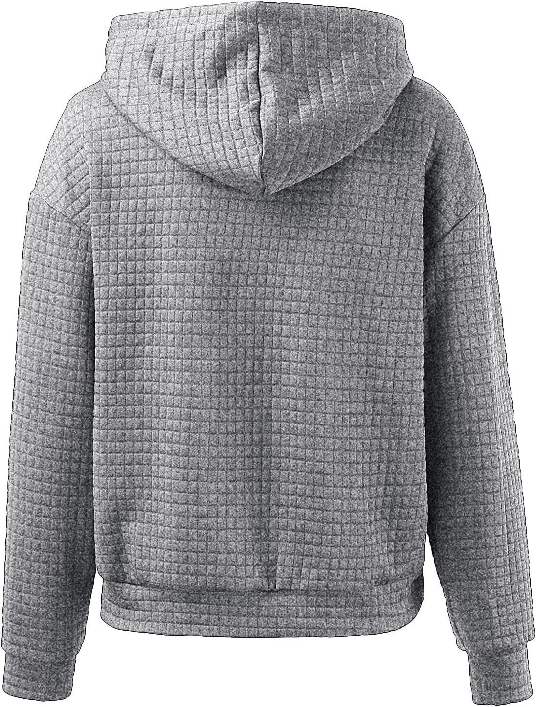 Women's Casual Oversized Hoodies Color Block Long Sleeve Drawstring Sweatshirt Solid Loose Pullover Tops with Pocket