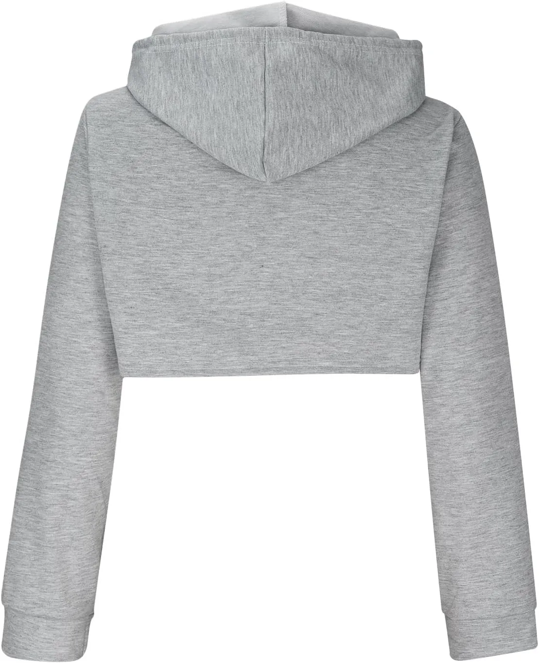 Womens Long Sleeve Crop Tops Hoodies Sweatshirt Cropped Workout Tops Athletic Shirts Fashion Teen Girls Y2k Clothes