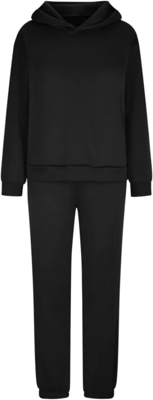 Women's Oversized Hoodie Sweatshirt Matching Jogger Sweatpants Lounge Set Tracksuit Outfits Fall Chunky Lounge Set