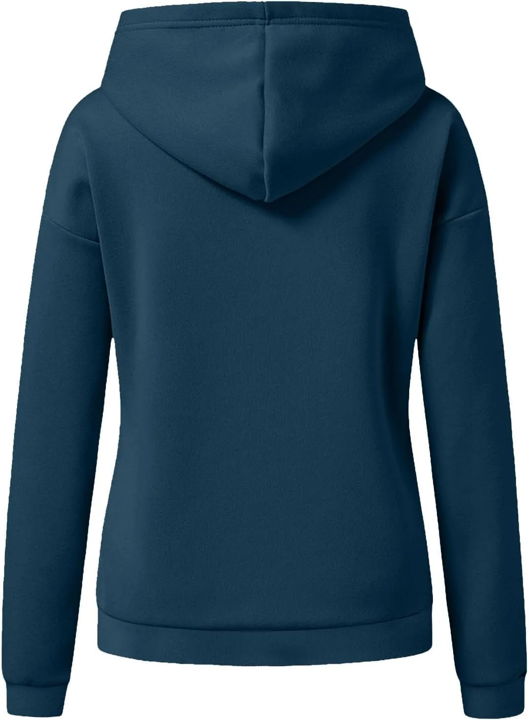 Women's Oversized Hoodies Fall Casual Long Sleeve Drawstring Blouse Tee Trendy Heart Print Solid Outdoor Comfy Pullover Tops