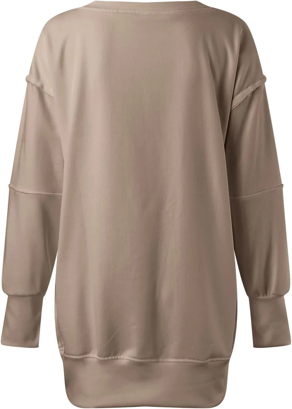 Womens Oversized Sweatshirts 2024 Casual Crewneck Loose Pullover Tunic Tops Shirts Comfy Fall Fashion Clothes
