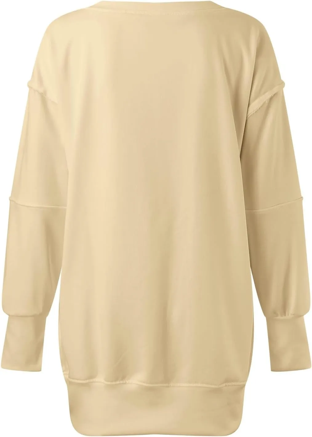 Womens Oversized Sweatshirts 2024 Casual Crewneck Loose Pullover Tunic Tops Shirts Comfy Fall Fashion Clothes