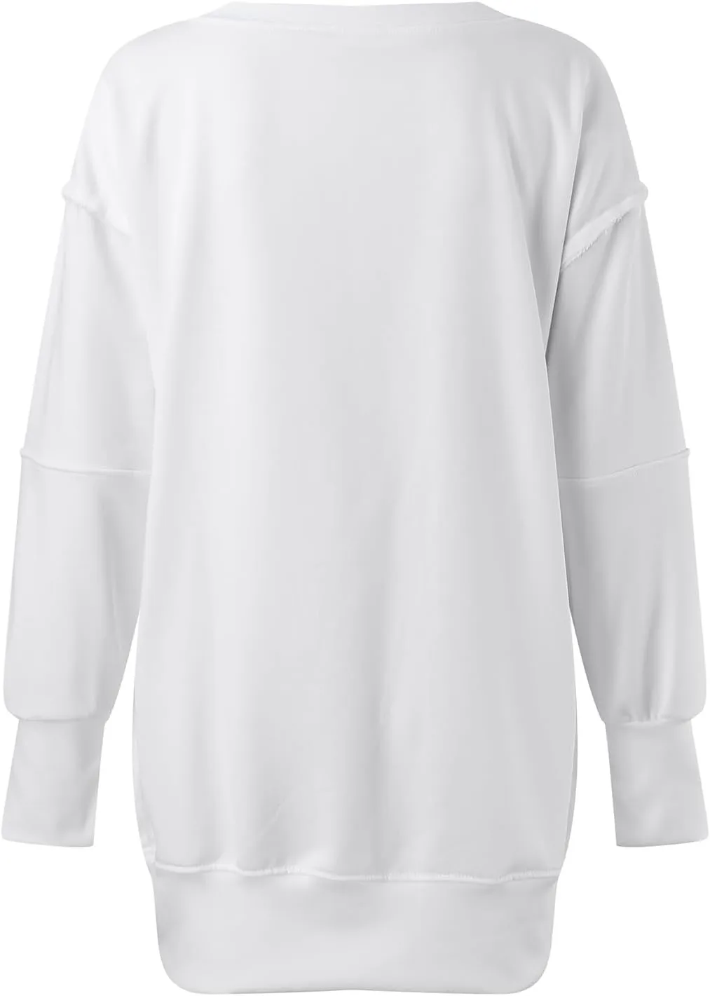 Womens Oversized Sweatshirts 2024 Casual Crewneck Loose Pullover Tunic Tops Shirts Comfy Fall Fashion Clothes