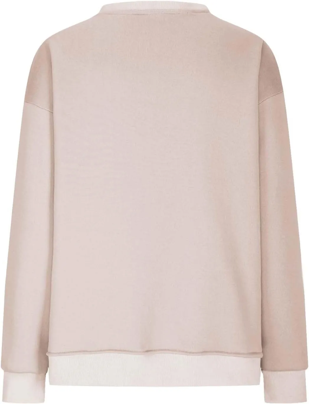 Womens Oversized Sweatshirts Side Slit Crewneck Long Sleeve Tops Loose Pullover 2024 Fall Trendy Clothes with Pocket