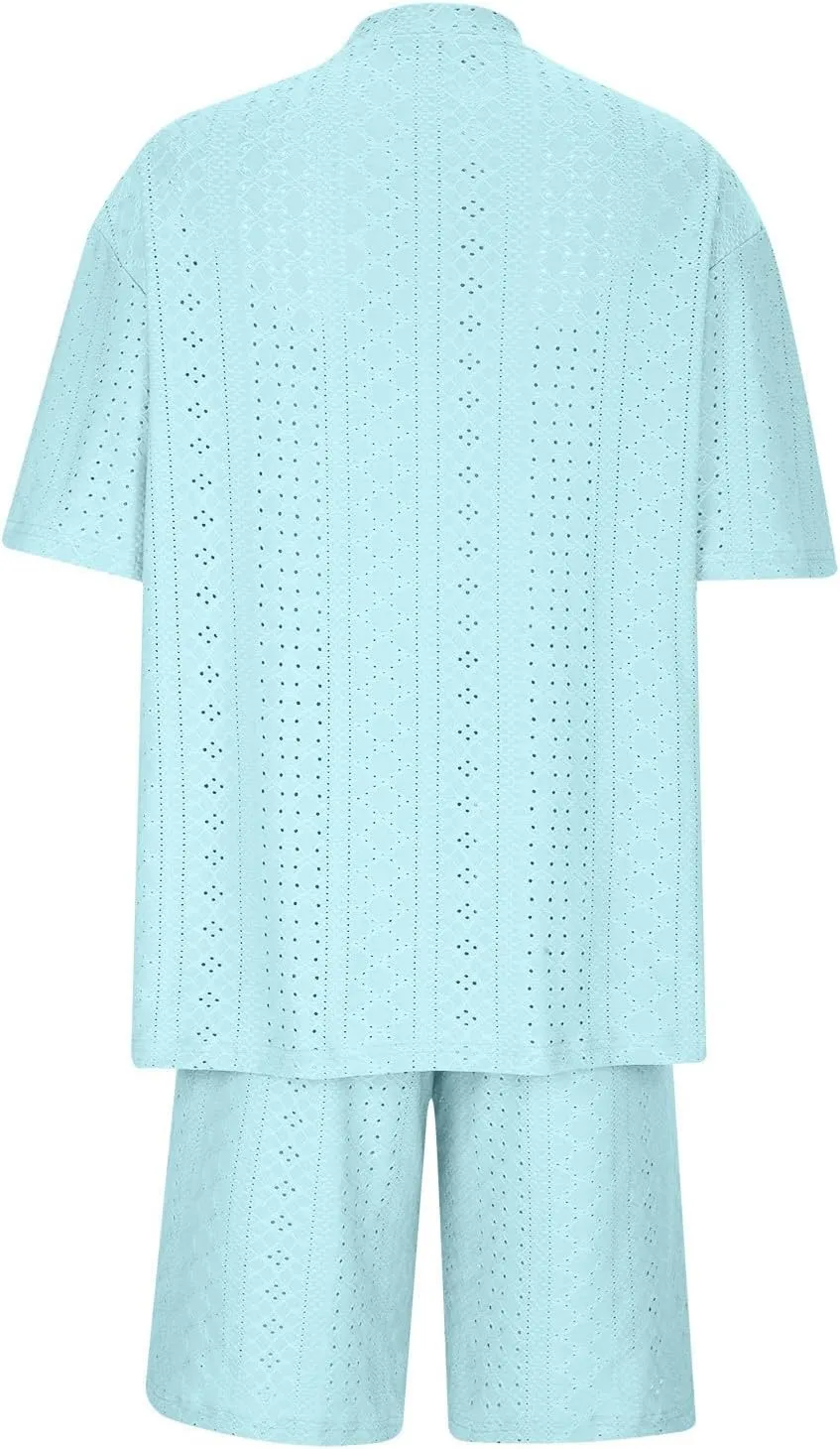 Womens Summer Beach Vacation Outfits 2024 2 Piece Short Set Oversized Tshirt Bermuda Shorts Matching Lounge Sets