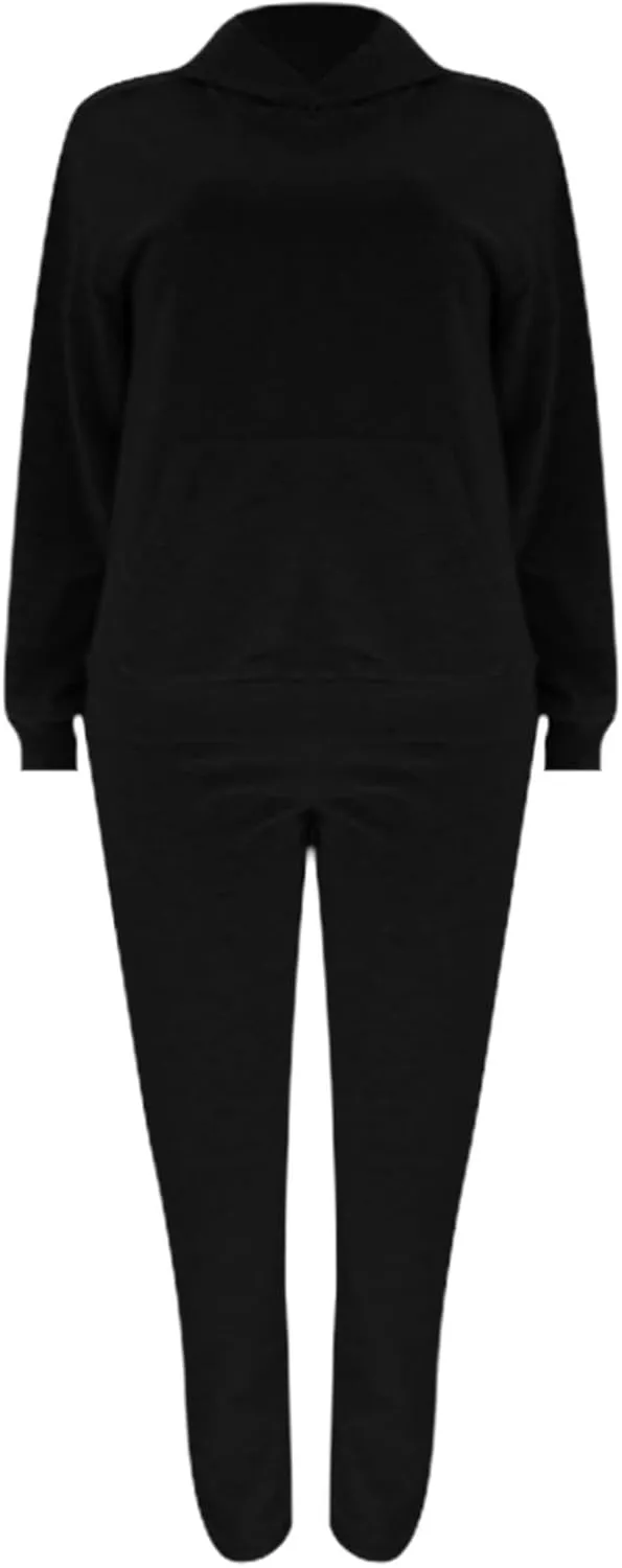 Womens Sweatsuits 2 Piece Set Sweatsuits Pullover Fleece Sweatshirt Jogger Pants Lounge Set Two Piece Jogging Suits