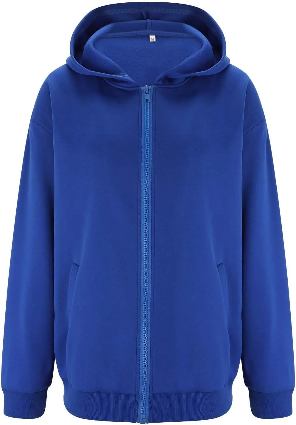 Womens Zip Up Hoodies Fleece Jackets Long Sleeve Oversized Sweatshirt Casual Fall Fashion Preppy Outfits for Women