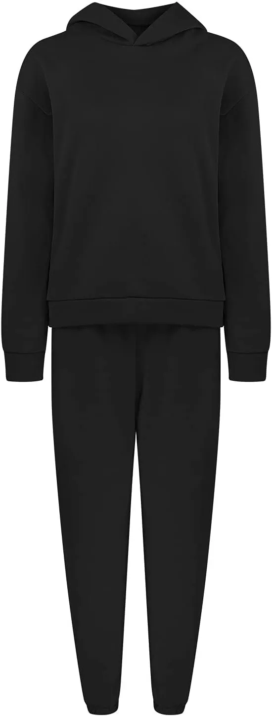 Workout Sets for Women Plus Size Sweatsuits Two Piece Sweatpants Sets and Hooded Pullover Long Sleeve Sweatshirts