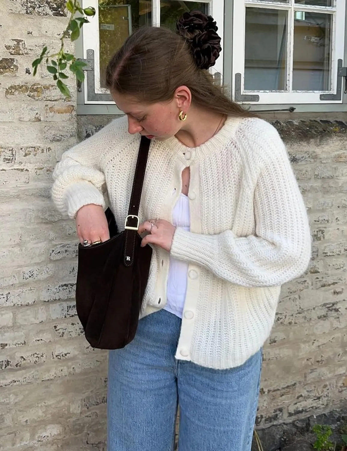 Wyeysyt Womens Cardigan Sweater Button Down Long Sleeve Chunky Soft Knit Sweater Fall Open Front Loose Casual Cardigan Coat
