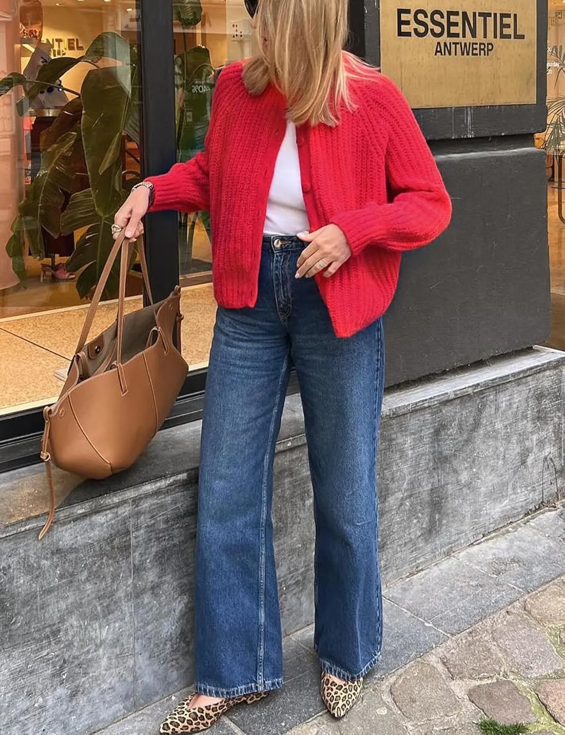 Wyeysyt Womens Cardigan Sweater Button Down Long Sleeve Chunky Soft Knit Sweater Fall Open Front Loose Casual Cardigan Coat