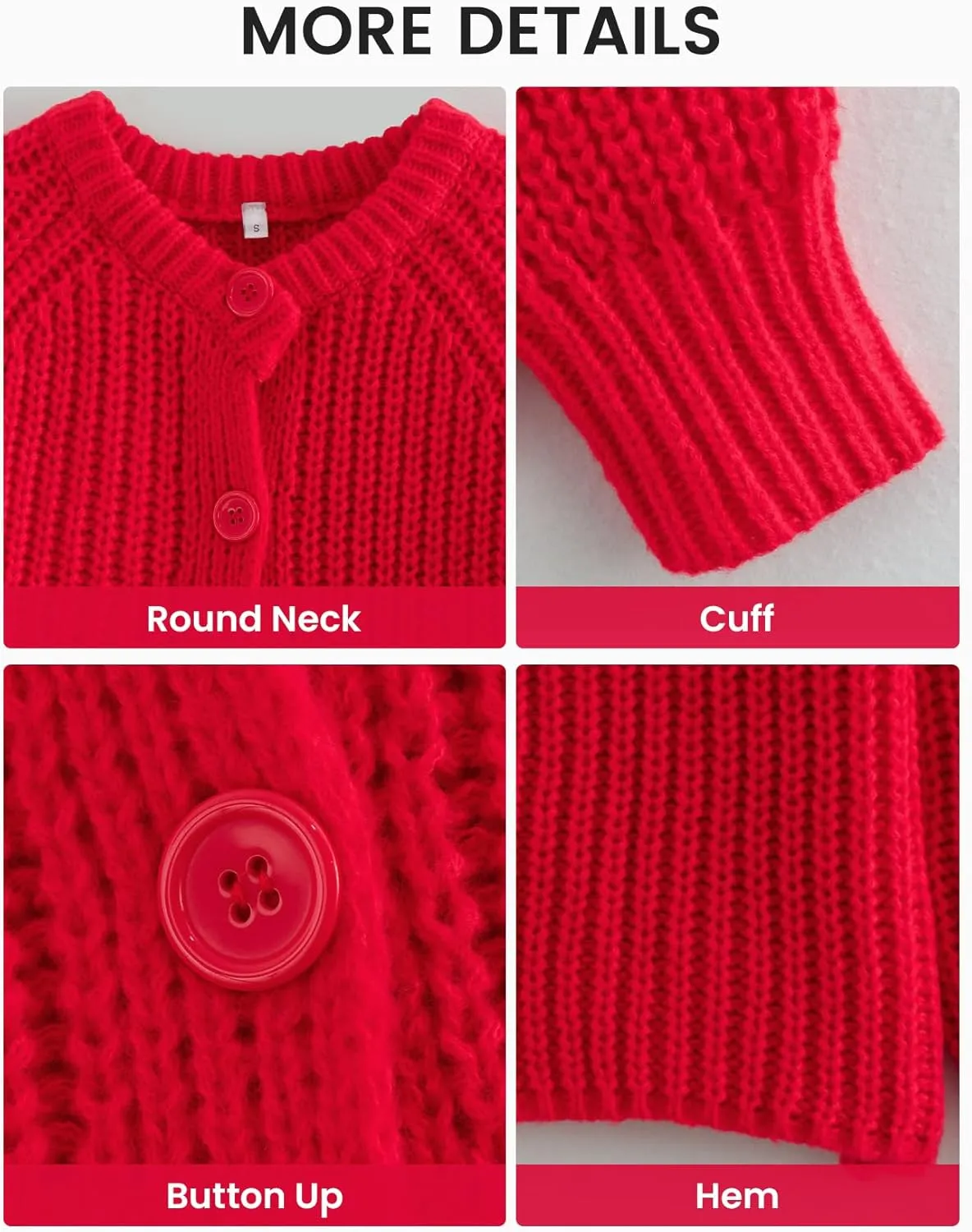 Wyeysyt Womens Cardigan Sweater Button Down Long Sleeve Chunky Soft Knit Sweater Fall Open Front Loose Casual Cardigan Coat