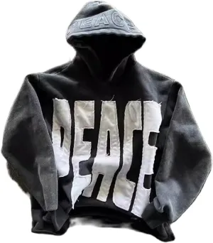 Y2k Hoodie for Women Men Star Graphic Oversized Hooded Sweatshirt Vintage Aesthetic Hoodies Grunge Streetwear