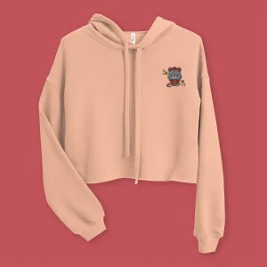Year of the Rat Embroidered Crop Hoodie
