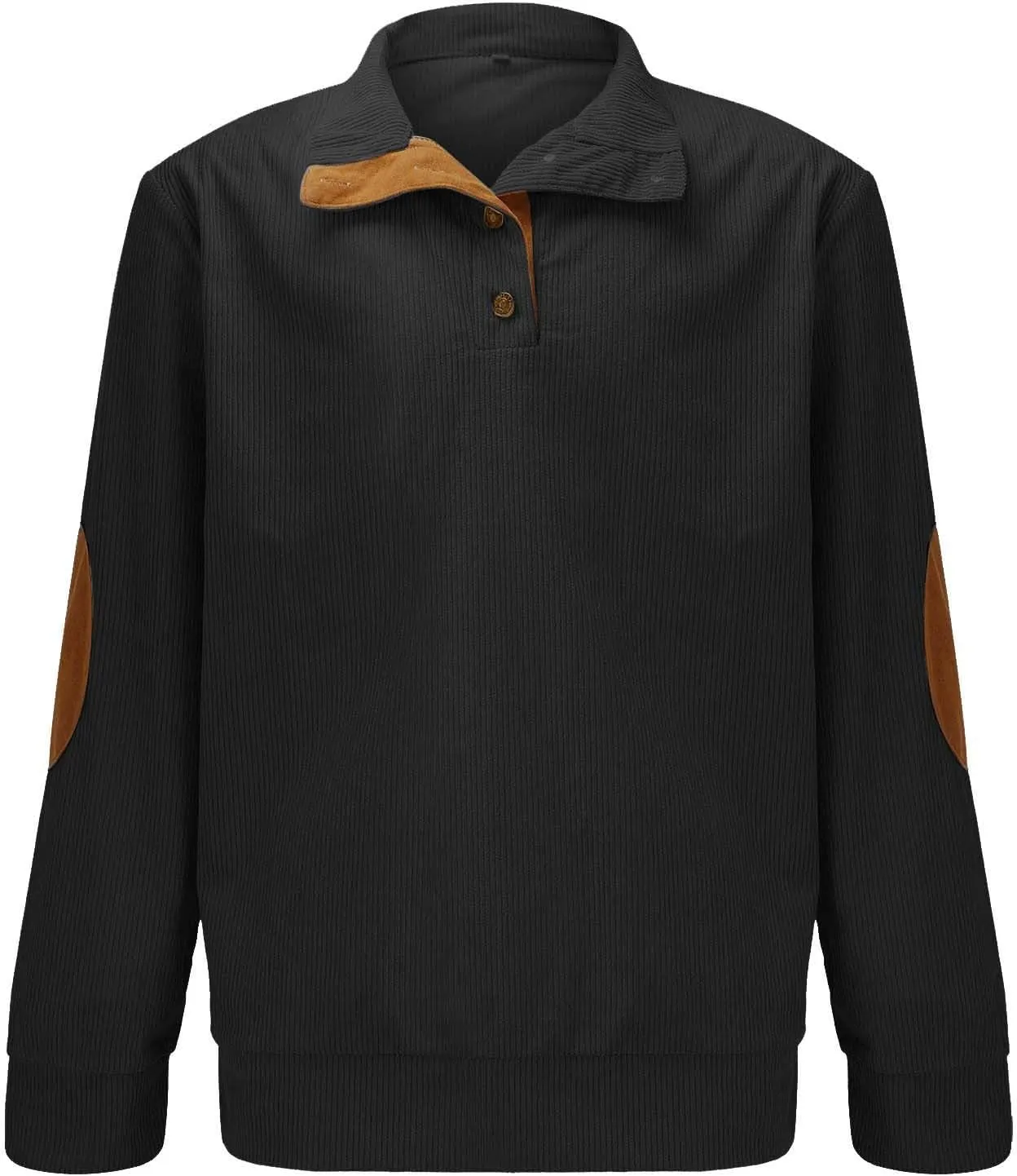 Zip Up Hoodie Spring And Autumn Casual Long Sleeve Button Solid Color Long Sleeve T Shirt Top Men'S Hoodies Pullover
